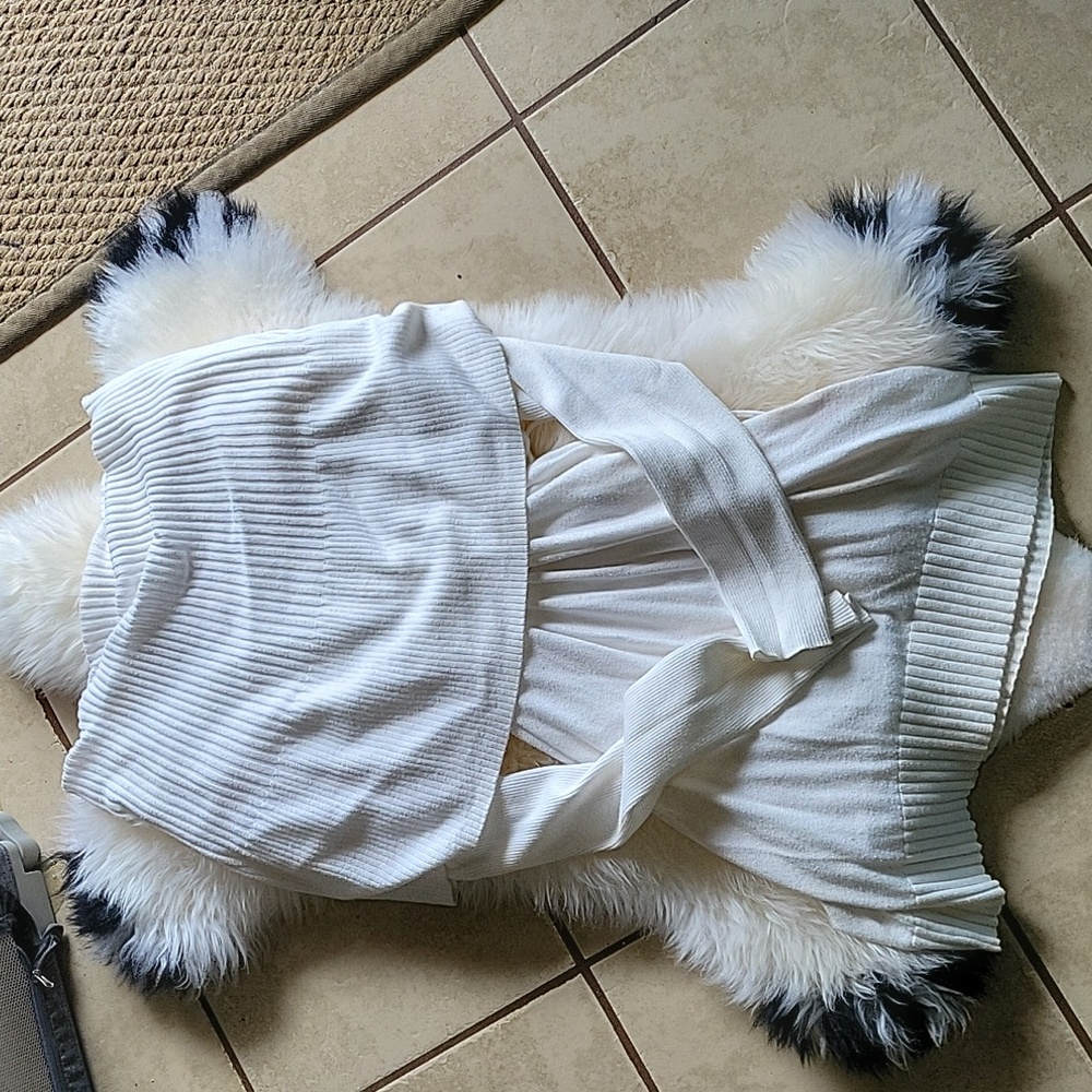 VS Cream sweater dress